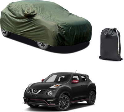 PAGORA Car Cover For Nissan Universal For Car (With Mirror Pockets)(Green)
