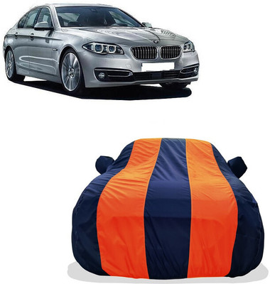 Tricway Car Cover For BMW 5 Series 525d Luxury Plus (With Mirror Pockets)(Orange)