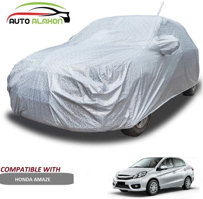 AUTO ALAXON Car Cover For Honda Amaze (With Mirror Pockets)(Silver)