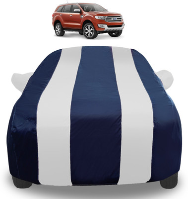 Auto Hub Car Cover For Ford Endeavour (With Mirror Pockets)(Silver)