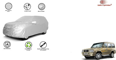 Auto Oprema Car Cover For Tata Sumo Gold (With Mirror Pockets)(Silver, For 2016, 2017, 2018, 2019, 2020, 2021, 2022 Models)