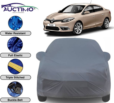 AUCTIMO Car Cover For Renault Fluence (With Mirror Pockets)(Grey)