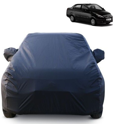 BOTAUTO Car Cover For Tata Manza (With Mirror Pockets)(Blue)