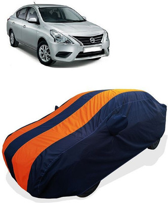 QLAX Car Cover For Maruti Almera 1.5 SXE (With Mirror Pockets)(Orange)
