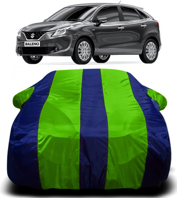 AXLOZ Car Cover For Maruti Suzuki Baleno (With Mirror Pockets)(Multicolor)
