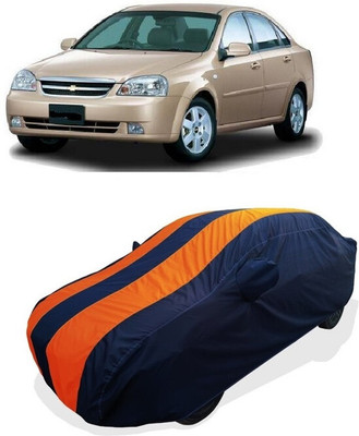 Coxtor Car Cover For Chevrolet Optra Elite (With Mirror Pockets)(Orange)