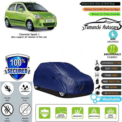 Tamanchi Autocare Car Cover For Chevrolet Spark 1(Blue)