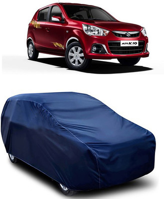 MoTRoX Car Cover For Maruti Suzuki Alto K10 (Without Mirror Pockets)(Blue)