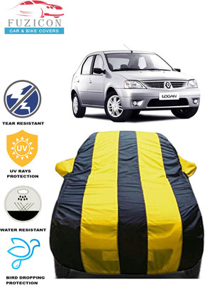 FUZICON Car Cover For Mahindra Logan 1.5 DCI DLE(Yellow, Blue)
