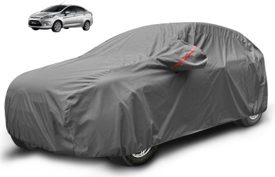 Caronix Car Cover For Ford Fiesta (With Mirror Pockets)(Grey)