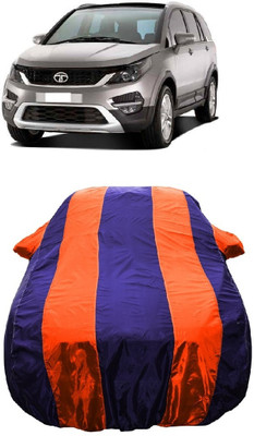 Wegather Car Cover For Tata Hexa XT Diesel (With Mirror Pockets)(Orange)