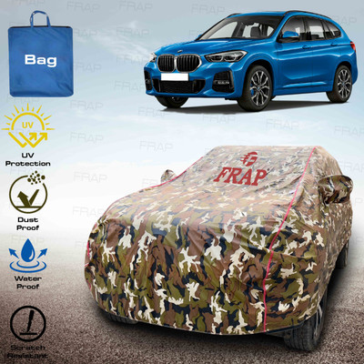 Frap Car Cover For BMW X1 (With Mirror Pockets)(Multicolor, Red)