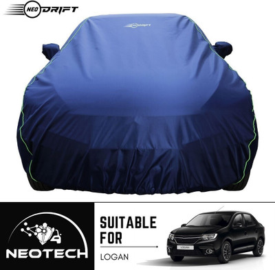 Neodrift Car Cover For Mahindra Logan (With Mirror Pockets)(Blue)