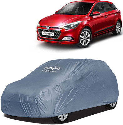 Kingsway Car Cover For Hyundai Elite i20 (Without Mirror Pockets)(Grey, For 2014, 2015, 2016, 2017 Models)