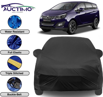 AUCTIMO Car Cover For Mahindra Marazzo (With Mirror Pockets)(Black)
