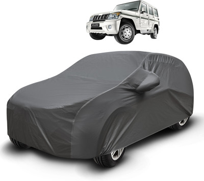MOCKHE Car Cover For Mahindra Bolero (With Mirror Pockets)(Grey)