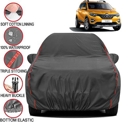 Telescope Car Cover For Renault Triber (With Mirror Pockets)(Grey, For 2019, 2020, 2021, 2022, 2023, 2024 Models)