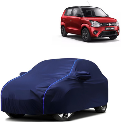 WSK Car Cover For Maruti Suzuki WagonR Stingray (With Mirror Pockets)(Blue)