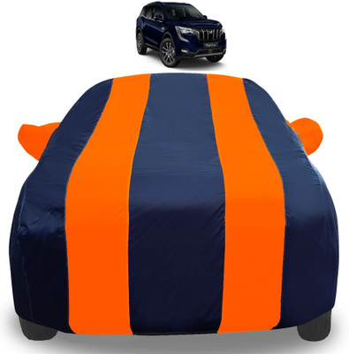 Auto Hub Car Cover For Mahindra XUV 700 (With Mirror Pockets)(Orange)