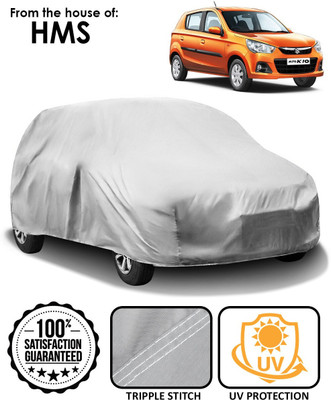 HMS Car Cover For Maruti Suzuki Alto K10 (Without Mirror Pockets)(Silver)