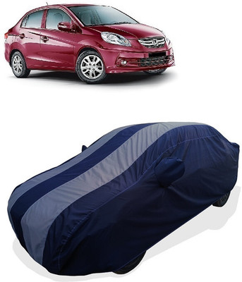 Coxtor Car Cover For Honda Amaze VX i-VTEC (With Mirror Pockets)(Grey)