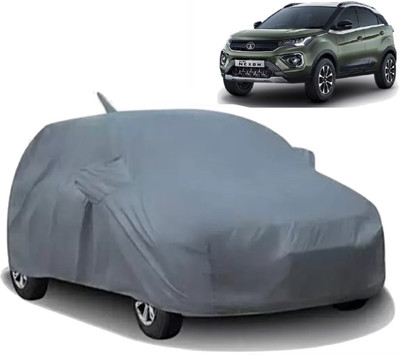 AXLOZ Car Cover For Tata Nexon (With Mirror Pockets)(Grey)