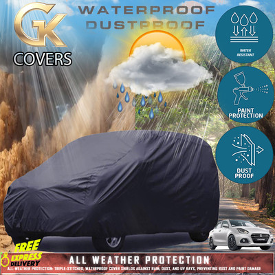 Tamanchi Autocare Car Cover For Maruti Suzuki Swift Dzire (With Mirror Pockets)(Black)