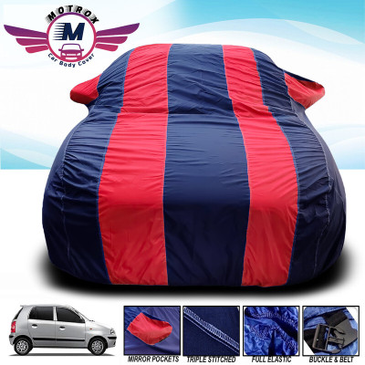 MoTRoX Car Cover For Tata Bolt (With Mirror Pockets)(Red, Blue)