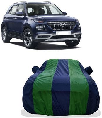 Tricway Car Cover For Hyundai Venue (With Mirror Pockets)(Green)
