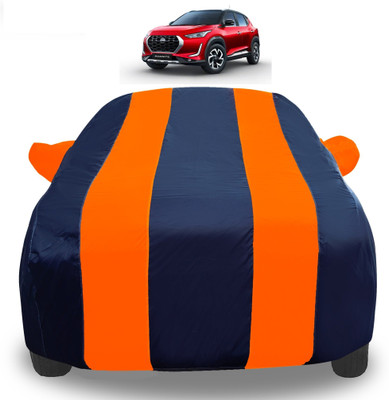 Amanzo Car Cover For Nissan Magnite (With Mirror Pockets)(Orange)