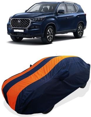 Coxtor Car Cover For Mahindra Reva i (With Mirror Pockets)(Orange)