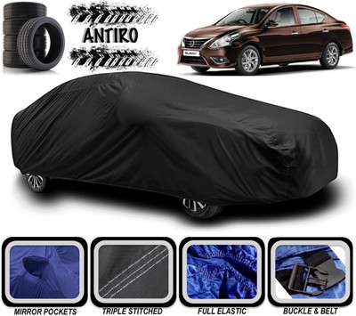 ANTIRO Car Cover For Nissan Sunny (With Mirror Pockets)(Multicolor)