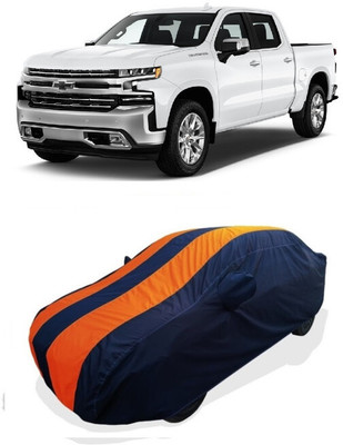 Coxtor Car Cover For Chevrolet Silverado 1500 (With Mirror Pockets)(Orange)