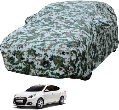 MOCKHE Car Cover For Renault Scala (With Mirror Pockets)(Multicolor)