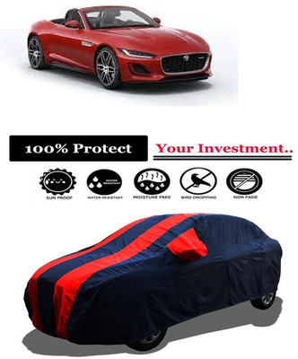 Amexride Car Cover For Jaguar F-Type Convertible R-Dynamic 2.0 (With Mirror Pockets)(Red)