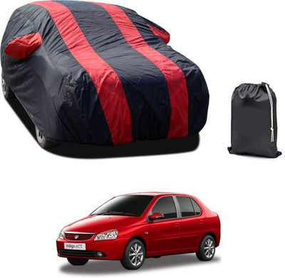 PAGORA Car Cover For Tata Indigo CS (With Mirror Pockets)(Red, For 2019, 2020, 2021, 2022, 2023 Models)