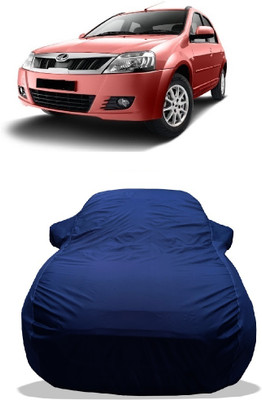 Wegather Car Cover For Mahindra E Verito D4 (With Mirror Pockets)(Blue)