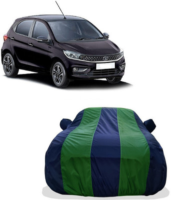 Tricway Car Cover For Tata Tiago 1.05 Revotorq XT Option (With Mirror Pockets)(Green)
