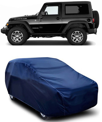 MoTRoX Car Cover For Mahindra Thar (Without Mirror Pockets)(Blue)