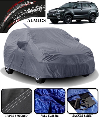 ALMICS Car Cover For Toyota Fortuner (With Mirror Pockets)(Grey)