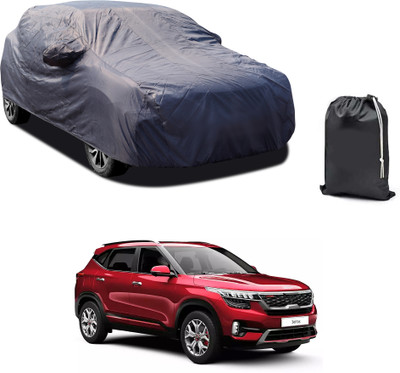 PAGORA Car Cover For Kia SELTOS (With Mirror Pockets)(Grey)