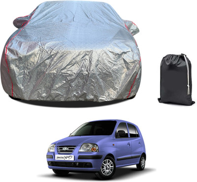 PAGORA Car Cover For Hyundai Santro Xing (With Mirror Pockets)(Silver, For 2019, 2020, 2021, 2022, 2023 Models)