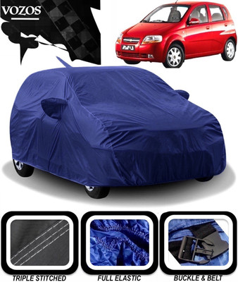 VOZOS Car Cover For Chevrolet UVA (With Mirror Pockets)(Blue)