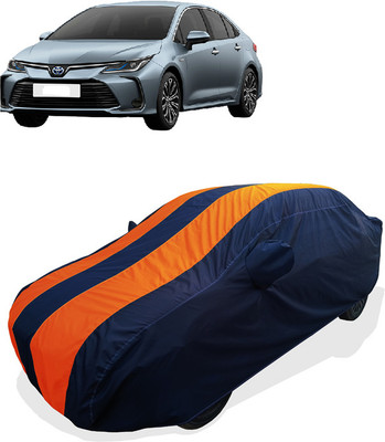 Coxtor Car Cover For Toyota Altis (With Mirror Pockets)(Orange)