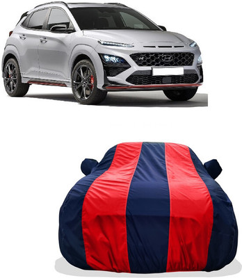 Tricway Car Cover For Hyundai Kona (With Mirror Pockets)(Red)