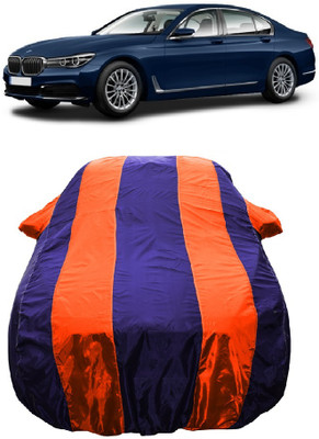 Wegather Car Cover For BMW 7 Series 740Li DPE Signature Petrol (With Mirror Pockets)(Orange)