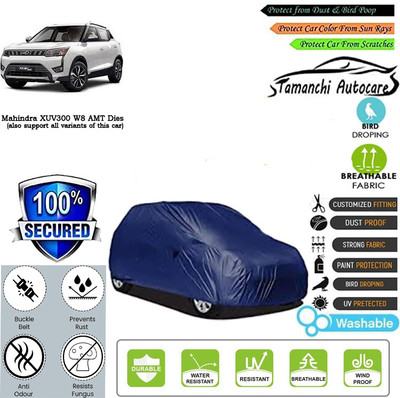 Tamanchi Autocare Car Cover For Mahindra XUV300 W8 AMT Diesel(Blue)
