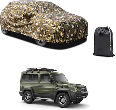PAGORA Car Cover For Force Gurkha (With Mirror Pockets)(Yellow, For 2019, 2020, 2021, 2022, 2023 Models)