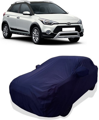 Tricway Car Cover For Hyundai i20 Active 1.4 SX with AVN (With Mirror Pockets)(Blue)