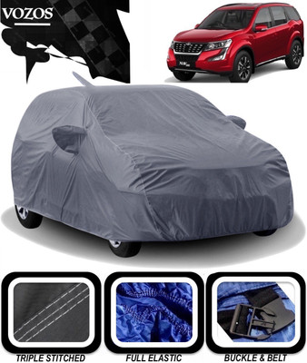 VOZOS Car Cover For Mahindra XUV 500 (With Mirror Pockets)(Grey)